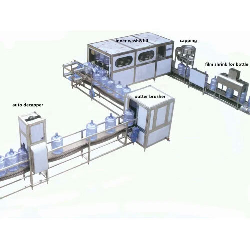 Automatic Jar Filling And Washing Machine