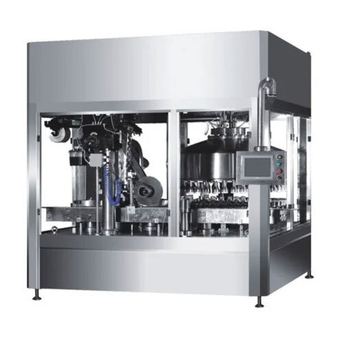 Glass Filling and Foil Sealing Machine