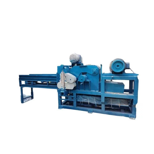 Wood Sawdust Making Machine - Color: Blue