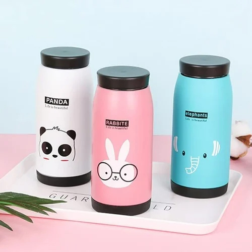 300ml Animal Print Stainless Steel Water Bottle