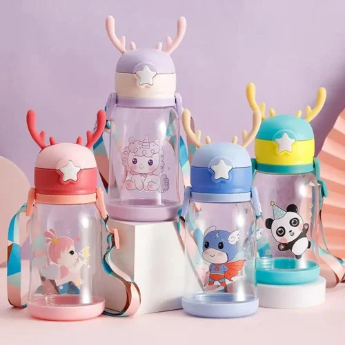 Design Cartoon Sipper Water Bottle