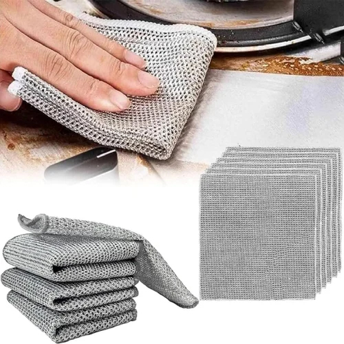 Non Scratch Wire Dish Cloth  Stainless Steel Dish Wash Scrubber