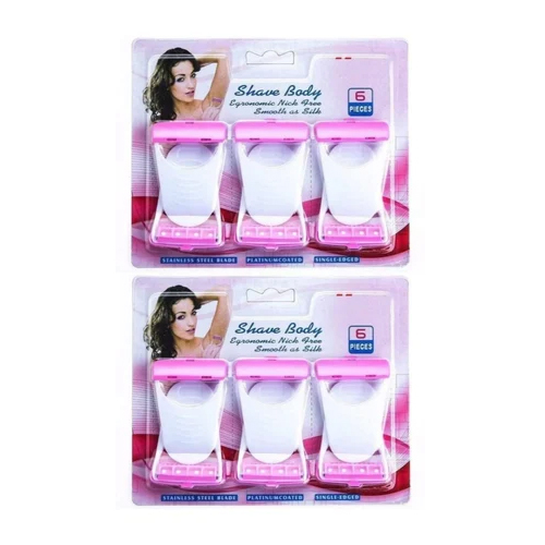 Body Shaver Razor Pack Of 6 - Age Group: Adults