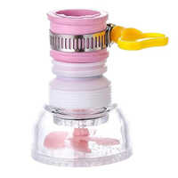 360 Degree Water Filter Tap Faucet And Tap Shower - Plastic Material, Standard Size | 360-degree Rotatable Design, Manual Power Source, Two Water Modes