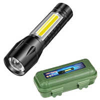 Mini Rechargeable Torch - Durable Plastic, Compact Size, Cool White Light, 1 Watt Output | Rechargeable Lithium Ion Battery, 4 Hours Battery Life