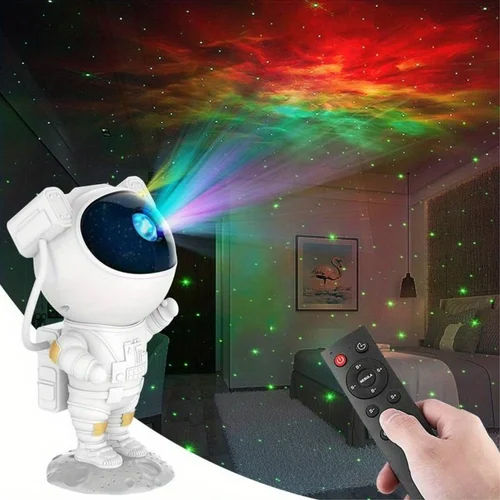 Astronaut Galaxy Light Projector - Material: Plastic