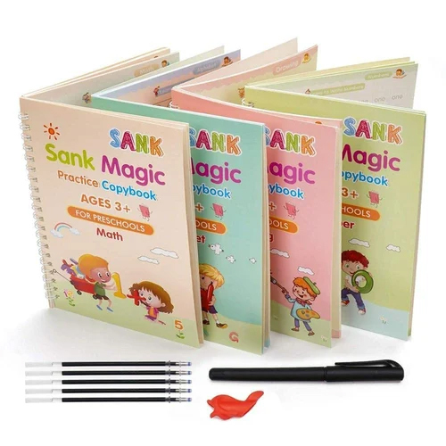 Sank Magic Practice Copybook - Binding: Spiral