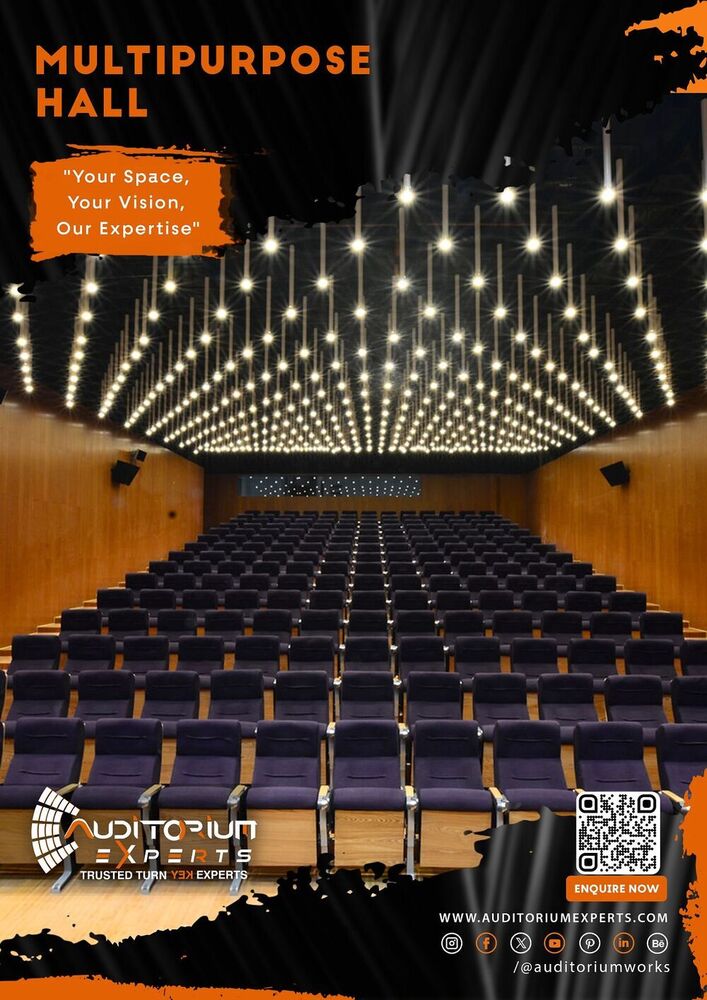 Multipurpose Hall - Customizable Space Solutions | Advanced AV Systems, Professional Lighting, Expert Acoustic Treatments, Comprehensive Project Management