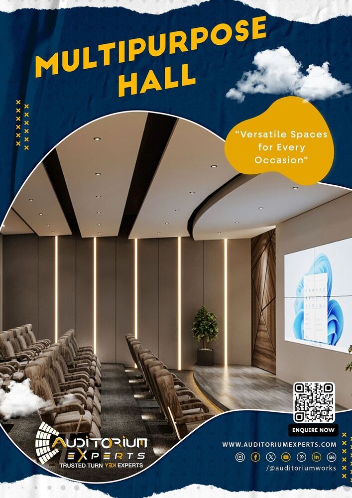 Multipurpose Hall - Customizable Space Solutions | Advanced Av Systems, Professional Lighting, Expert Acoustic Treatments, Comprehensive Project Management