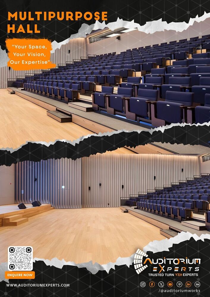 Multipurpose Hall - Customizable Space Solutions | Advanced Av Systems, Professional Lighting, Expert Acoustic Treatments, Comprehensive Project Management