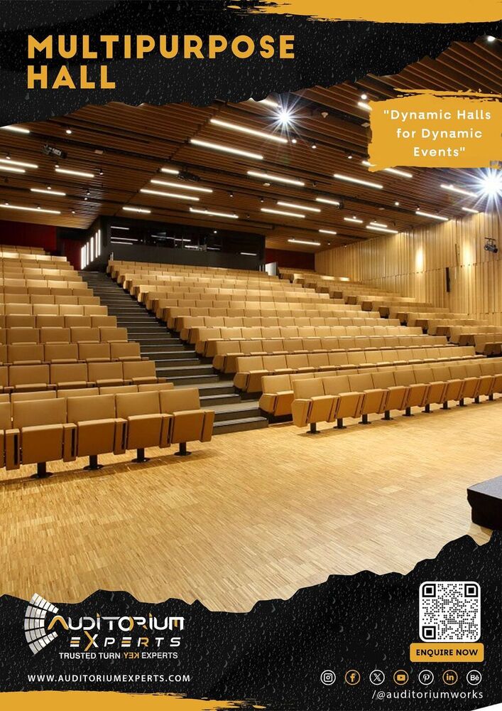 Multipurpose Hall - Customizable Space Solutions | Advanced Av Systems, Professional Lighting, Expert Acoustic Treatments, Comprehensive Project Management