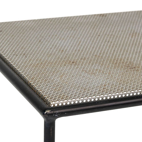 Perforated Metal Vintage Side Table