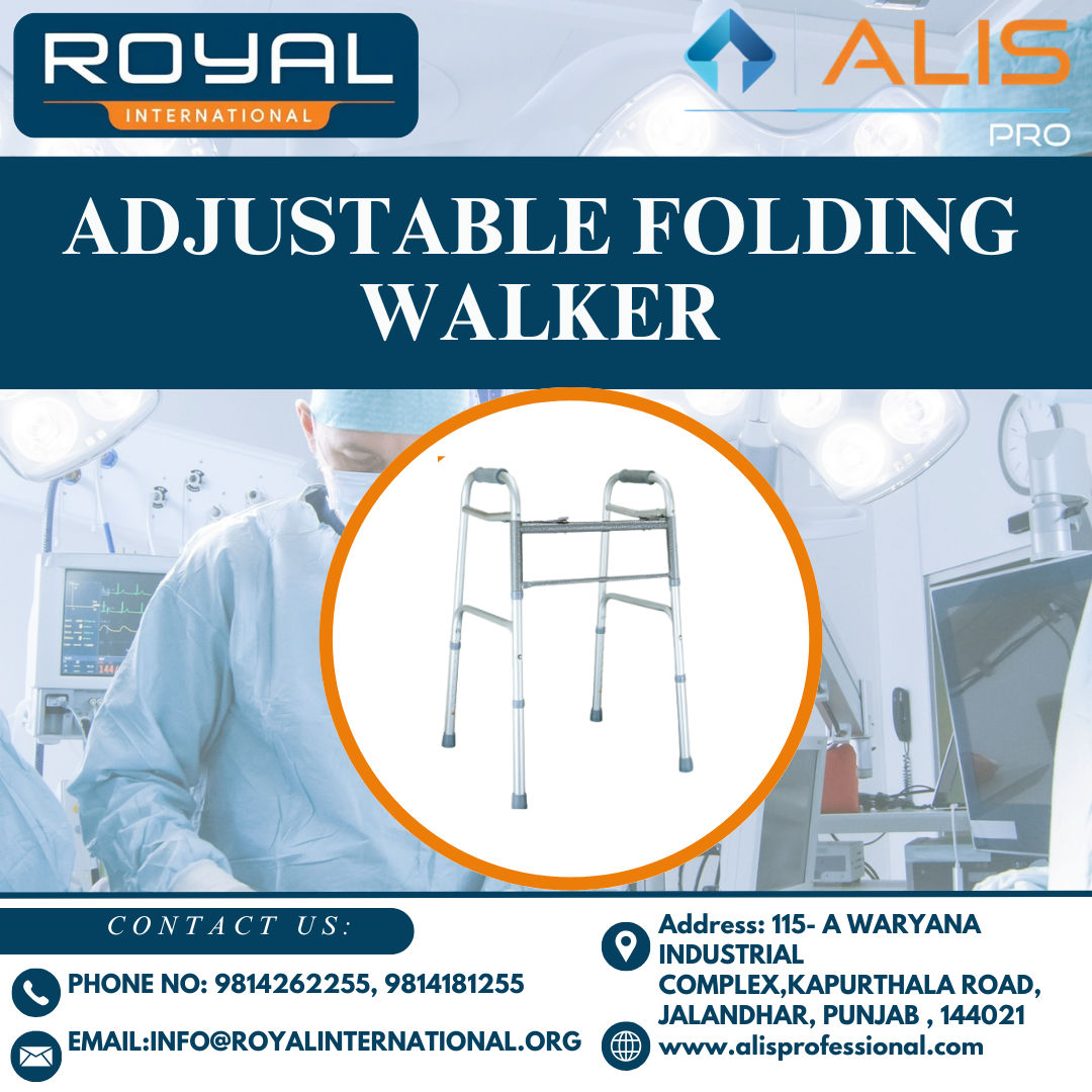 Adjustable Folding Walker