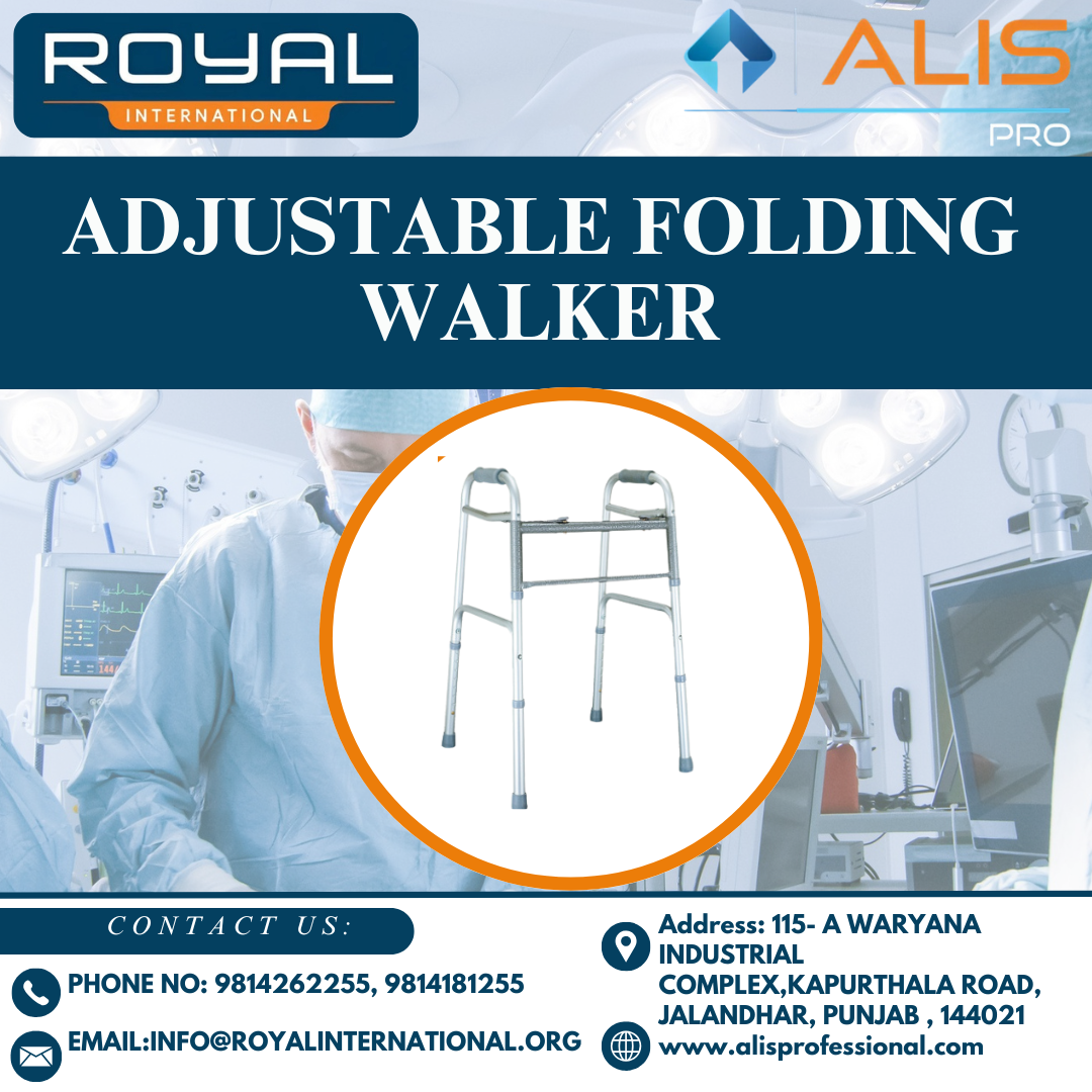 Adjustable Folding Walker