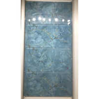 Blue Glossy Floor Tiles