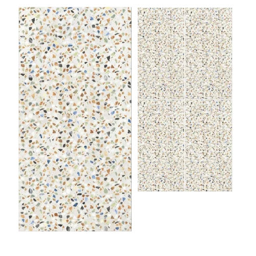 Tz-47 Vitrified Glazed Tile - Color: Multi Color