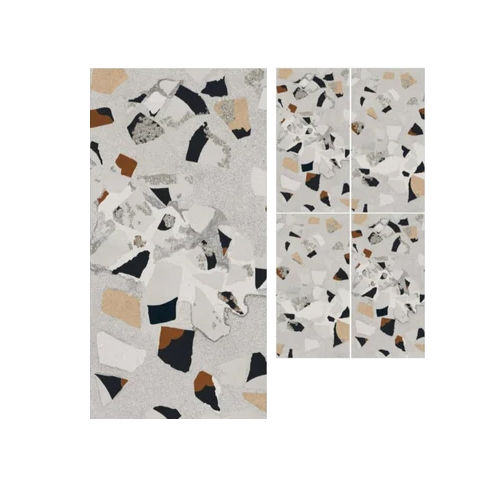 Digital Glazed Vitrified Floor Tiles - Color: Multi Color