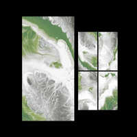 9060 Venato Green Polished Glazed Vitrified Tiles - Ceramic Material, Glossy Finish, Multi-colored | Indoor Floor Tiles With Glazed Surface Treatment