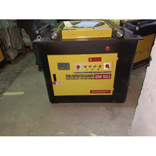 Gw 52J Bar Bending Machine - Color: Yellow