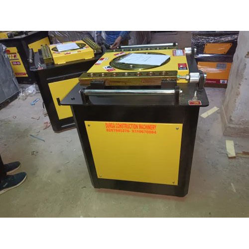 Steel Bar Bending Machine - 240V Power Supply, Yellow Color | Fully Automatic, Durable Brake Motor and Simple Mechanical Gear System