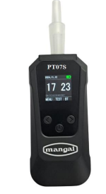 Alcohol Breath Tester Model Pt100s - Color: Black
