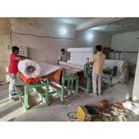 Foam lamination machine with glu