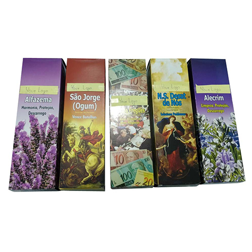 Alfazema Sao Jorge Fregues NS Desat Alecrim Incense Sticks Set Of 5