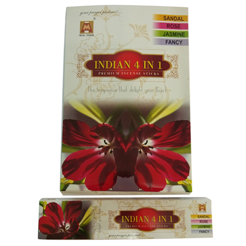 India 4 in 1 Incense Sticks