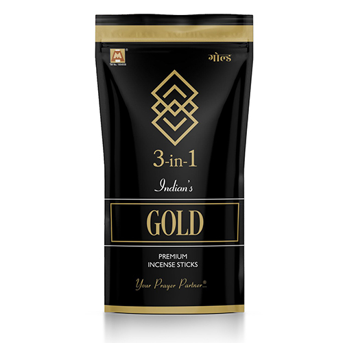 Gold 3 In 1 Premium Incense Sticks