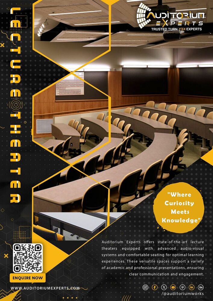 Lecture Theater - State-of-the-art Av Technology , Customized Design With Ergonomic Layout And Integrated Control Systems