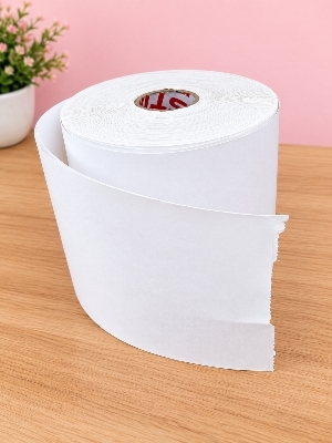 Direct Thermal Roll - Color: White