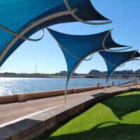 Modular PVDF Tensile Skylark Structure