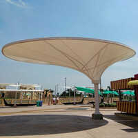 White Outdoor Tensile Structure