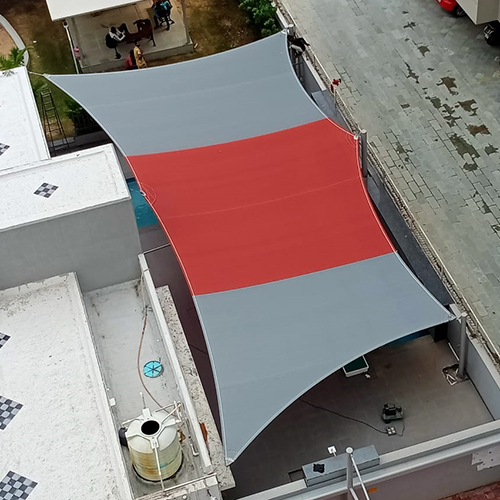 आउटडोर प्रचार टेन्साइल संरचना