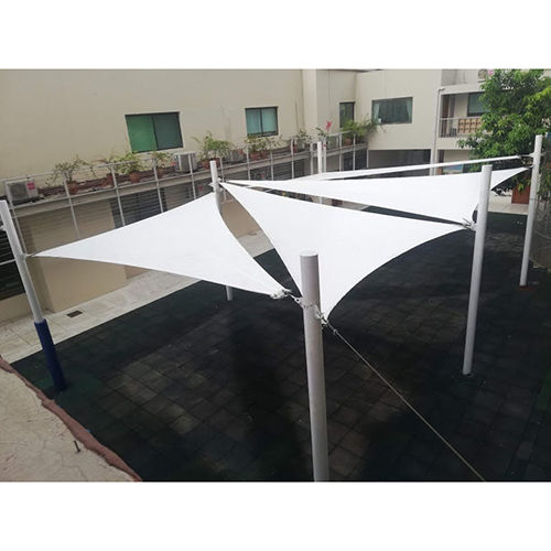 Design Tensile Fabric Structure - Color: White