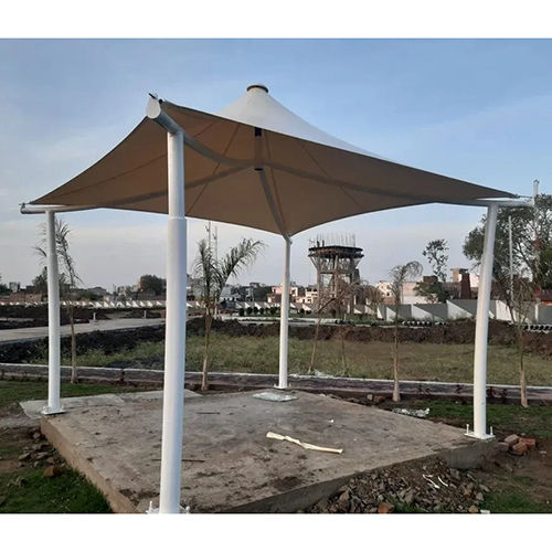 PVC Gazebo Tensile Structure - High-Quality Weather-Resistant PVC, Easy Installation, Standard Design, Elegant White Color for Outdoor Gatherings and Events