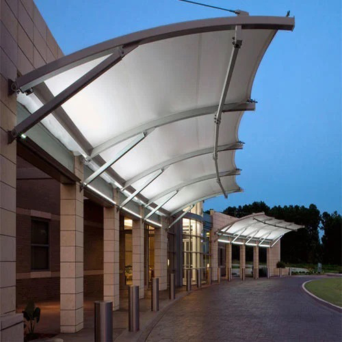 Cantilevers Tensile Canopy Structure - Color: White