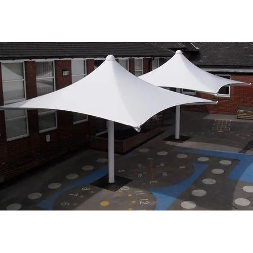 Tensile Umbrella Structure - Color: White