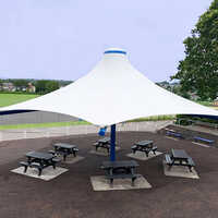Unipole Tensile Cone Structure