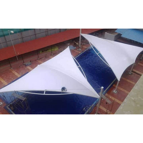 Pvc Swimming Pool Tensile Structure - Color: White