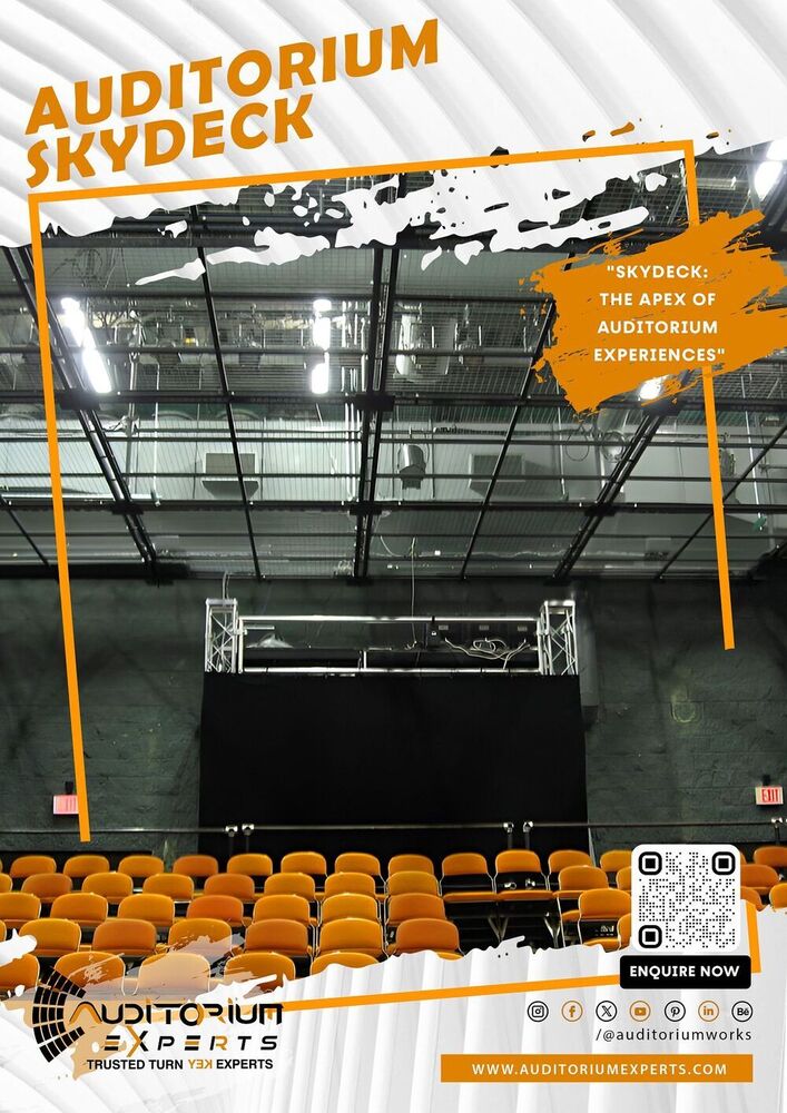 Auditorium Skydeck - Custom Designs, State-of-the-art Av Systems, Versatile Lighting Solutions, Weatherproof Installations, Integrated Control Systems