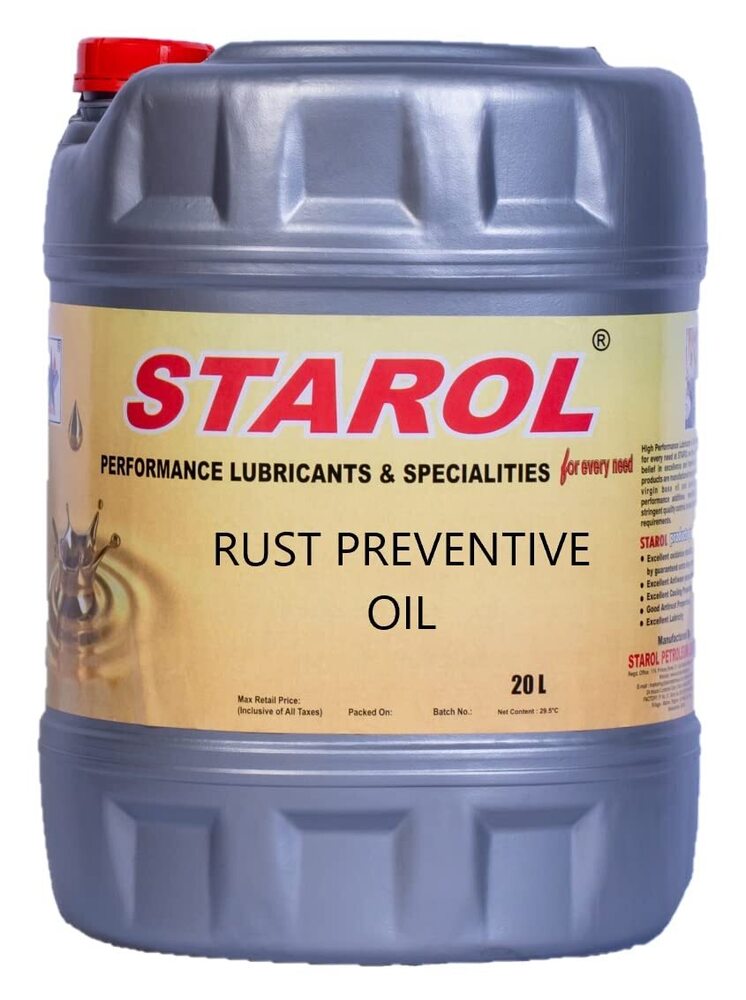 Rust Preventive Oil - Pale Yellow, 0.802 g/mL Density, 567°F Flash Point | Industrial Viscosity, Corrosion Resistance, Compatible Lubricant