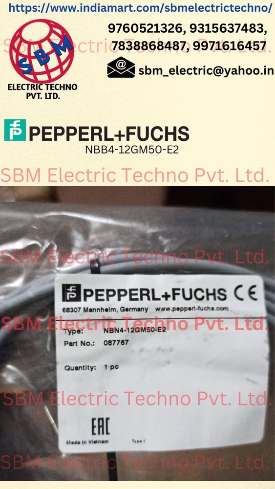 PEPPERL +FUCHS PHOTOELECTRIC SENSOR,NBN4-12GM50-E2,NBN4-12GM60-A2-V1