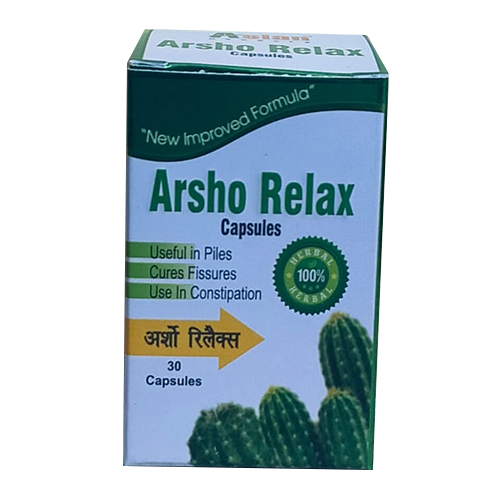 Arsho Relax Capsules - Age Group: For Adults