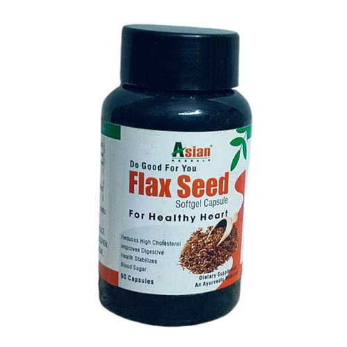 Flax Seed Softgel Capsules - Age Group: For Adults