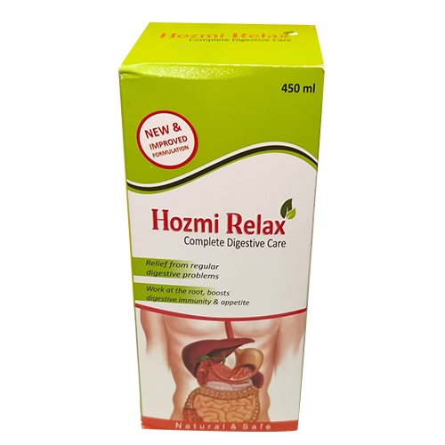 450 Ml Hozmi Relax Complete Digestive Care Tonic - Age Group: For Adults