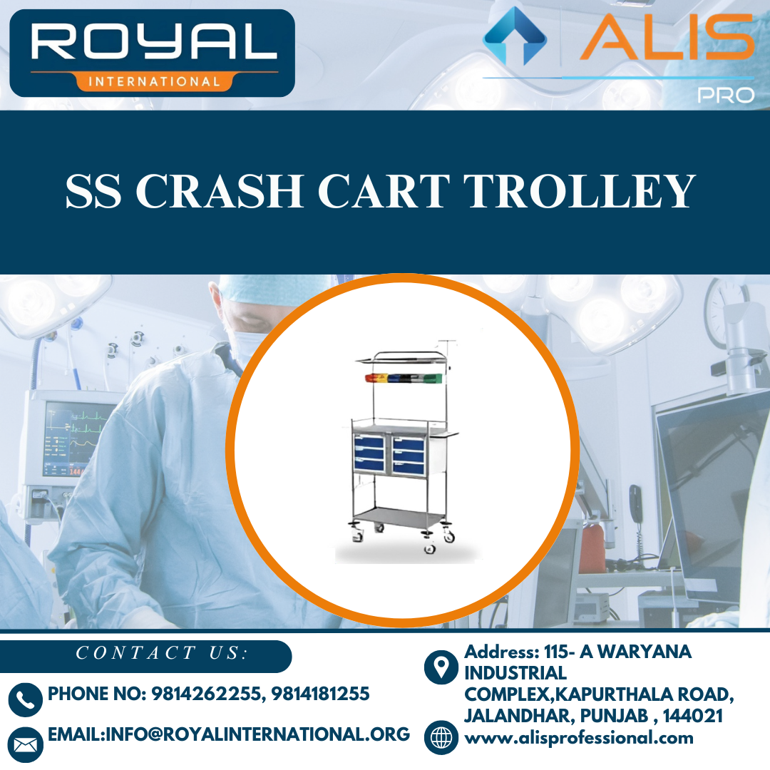 Ss Crash Cart Trolley