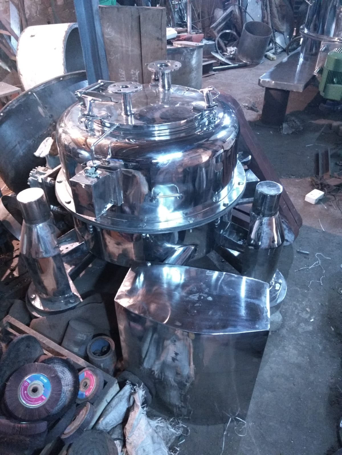 Ss Gmp Model Centrifuge Machine - Color: Silver