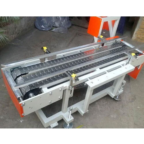 Stainless Steel Chain Conveyor - Color: Silver