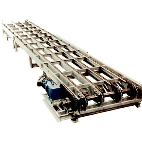 Slotted Chain Conveyor - Color: Silver